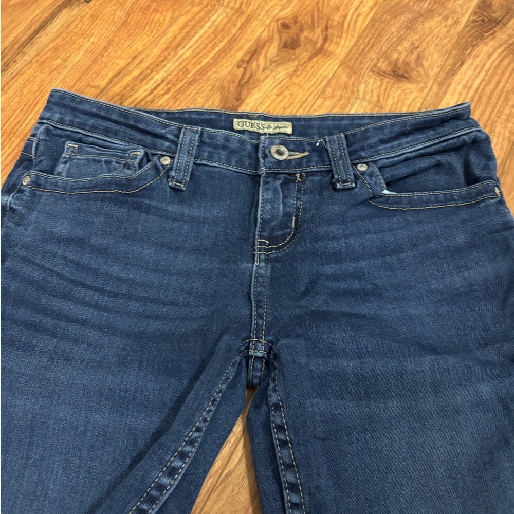 GUESS Women's Dark Blue Skinny Jeans